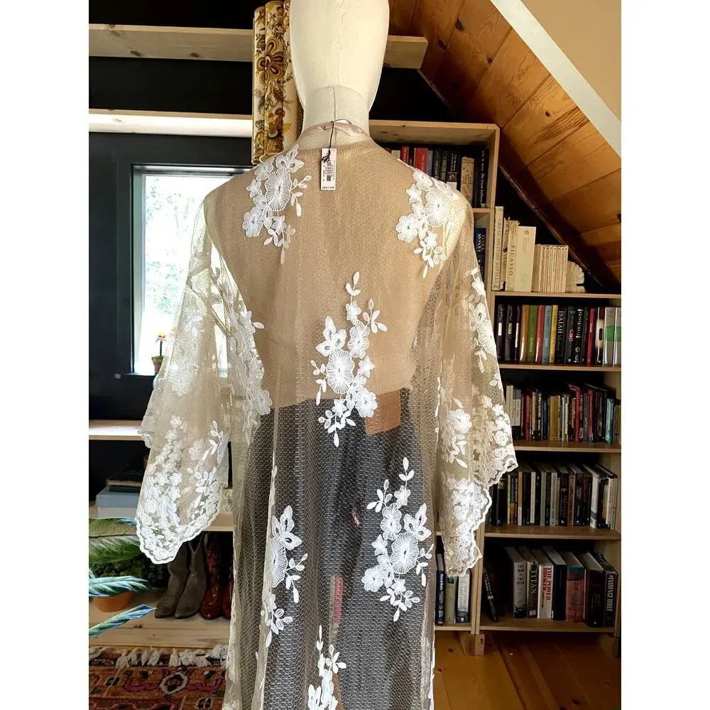 Victoria Secret Sheer Lace Jacket - Picture 4 of 7